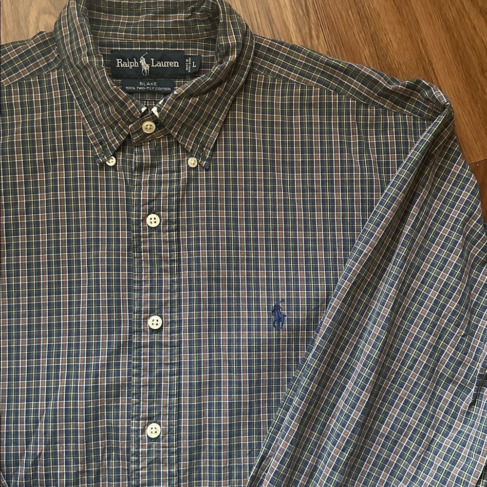Ralph Lauren Blake Cotton Button Down Shirt